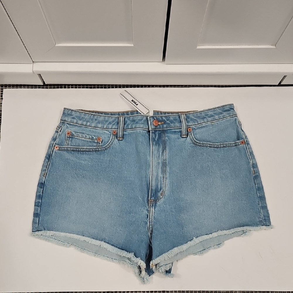 PINK by Victoria's Secret 2024 Denim Blue Women's Cutoff Shorts